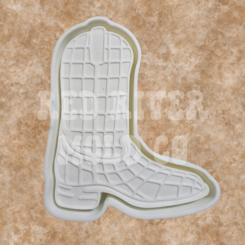 Disco Western Cowgirl Boot Silicone Freshie Mold