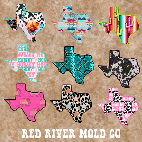 Red River Mold Co State of Texas cardstock grab bag