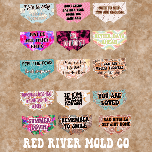 ABC Molds Cute Envelope cardstock grab bag - Red River Mold Co