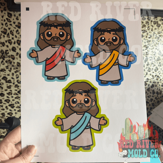 ABC Molds Jesus cardstock grab bag - Red River Mold Co