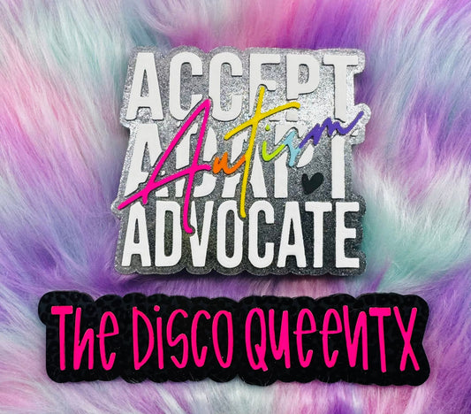 Accept Adapt Advocate Silicone Freshie Mold - Red River Mold Co