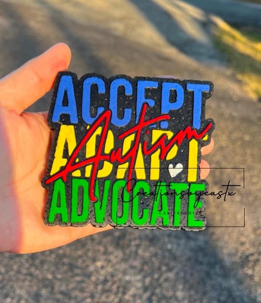 Accept Adapt Advocate Silicone Freshie Mold - Red River Mold Co