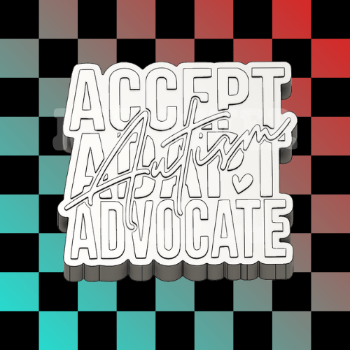 Accept Adapt Advocate Silicone Freshie Mold - Red River Mold Co