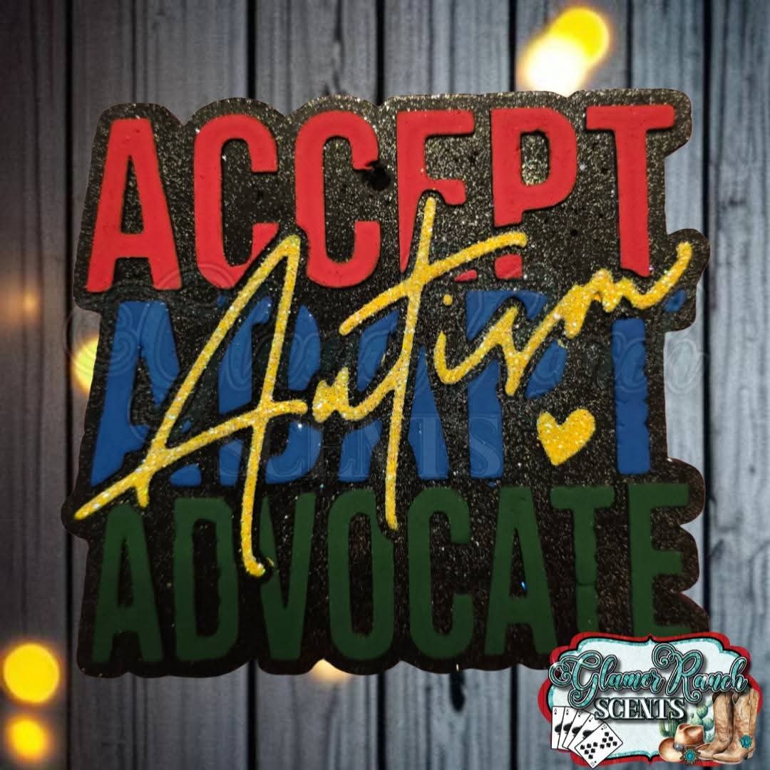 Accept Adapt Advocate Silicone Freshie Mold - Red River Mold Co