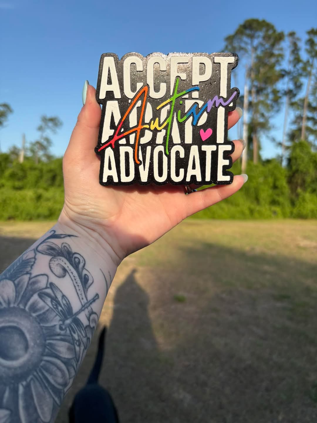 Accept Adapt Advocate Silicone Freshie Mold - Red River Mold Co
