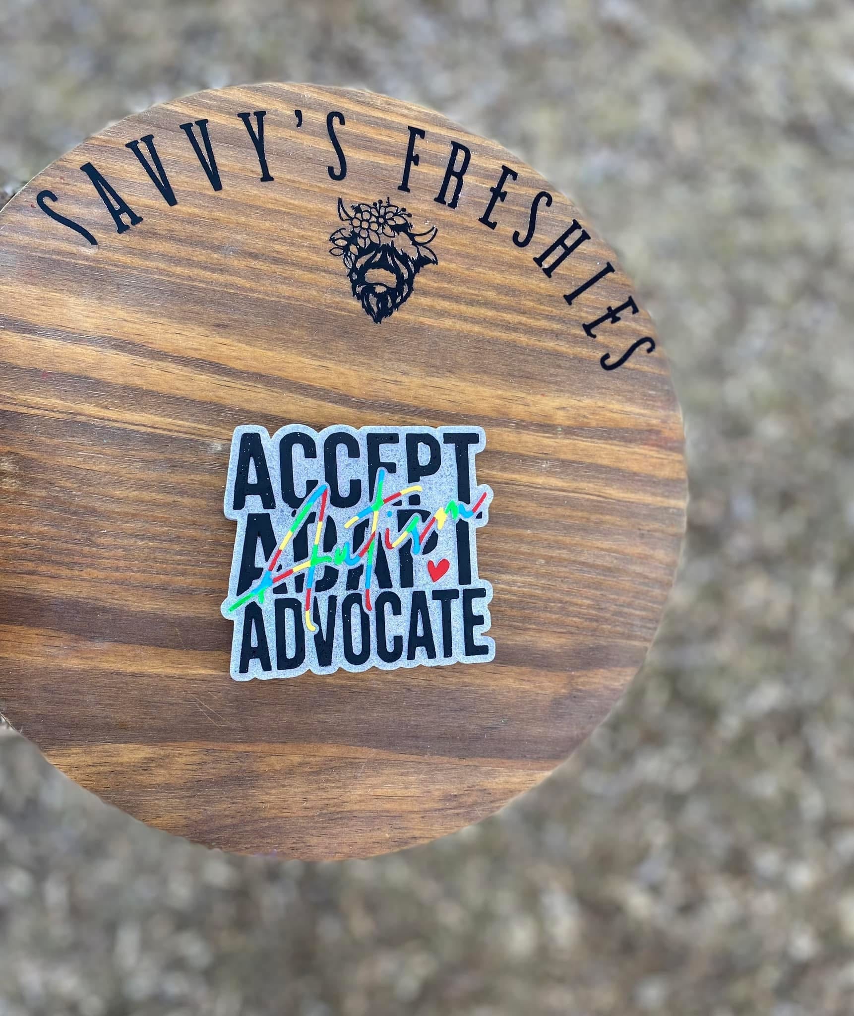 Accept Adapt Advocate Silicone Freshie Mold - Red River Mold Co
