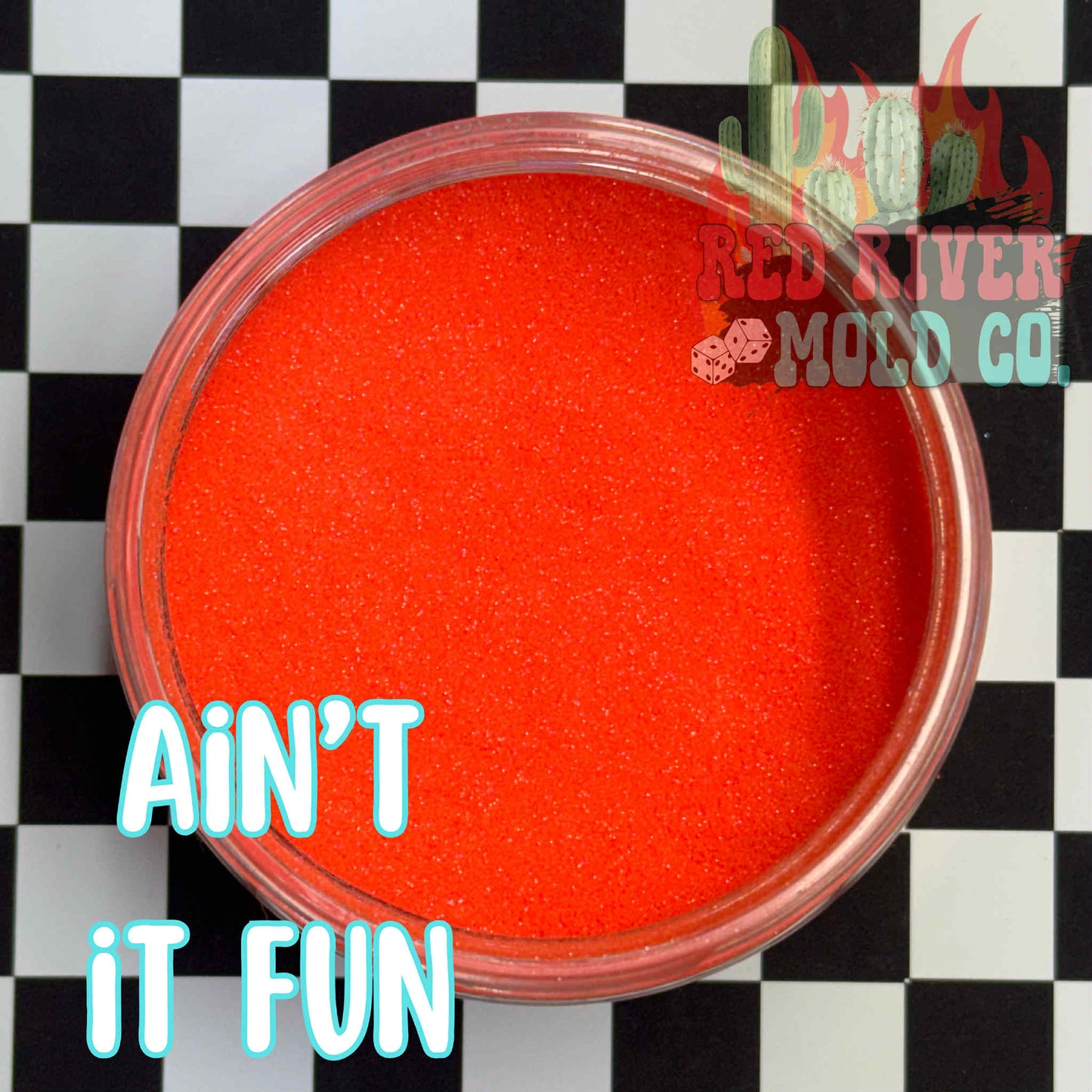 Ain't It Fun Premium Ultra Fine Glitter Dust (1/360) Neon Translucent - Red River Mold Co