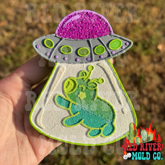 Alien Capybara UFO Silicone Freshie Mold - Red River Mold Co