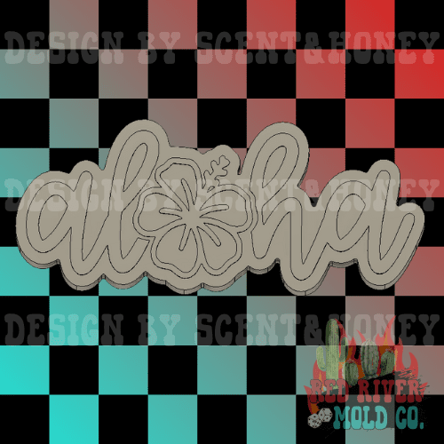 Aloha Silicone Freshie Mold - Red River Mold Co