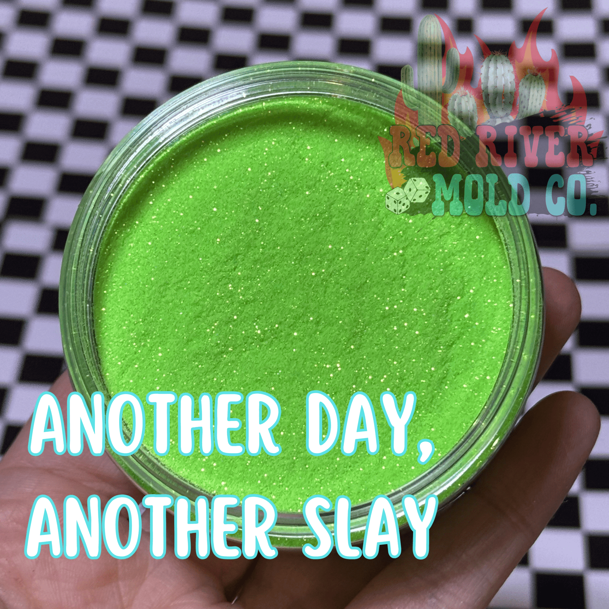 Another day, another slay Premium Ultra Fine Glitter Dust (1/256) iridescent - Red River Mold Co