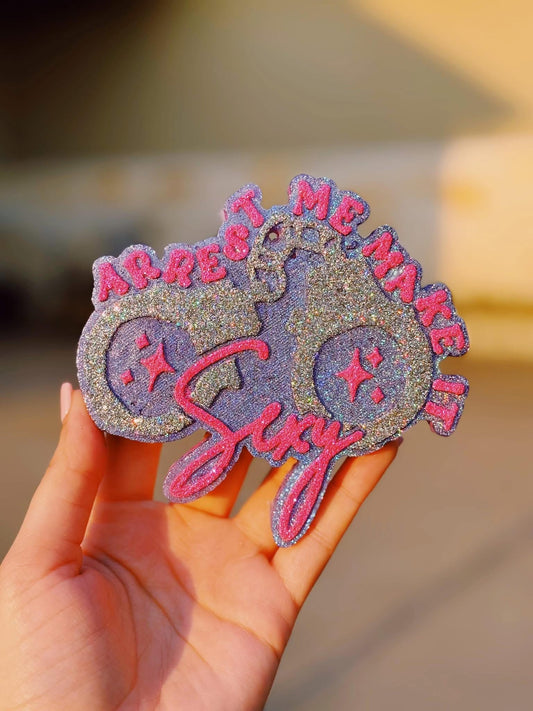 Arrest Me, Make It Sexy Silicone Freshie Mold (RRMC Exclusive) - Red River Mold Co