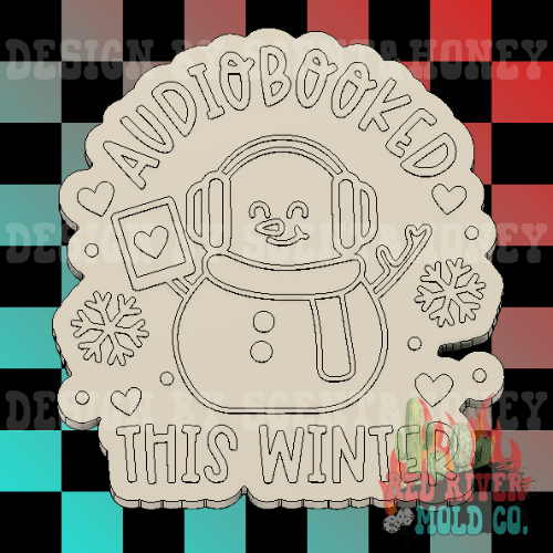 Audio booked This Winter Snowman Silicone Freshie Mold - Red River Mold Co