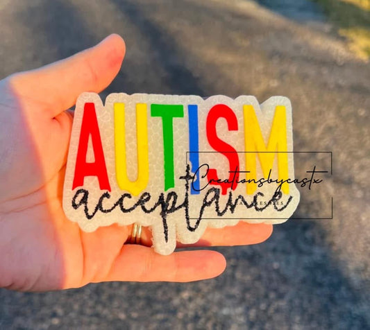 Autism Acceptance Silicone Freshie Mold - Red River Mold Co