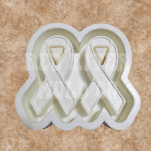 Awareness Ribbon Vent Silicone Freshie/ wax melt Mold - Red River Mold Co