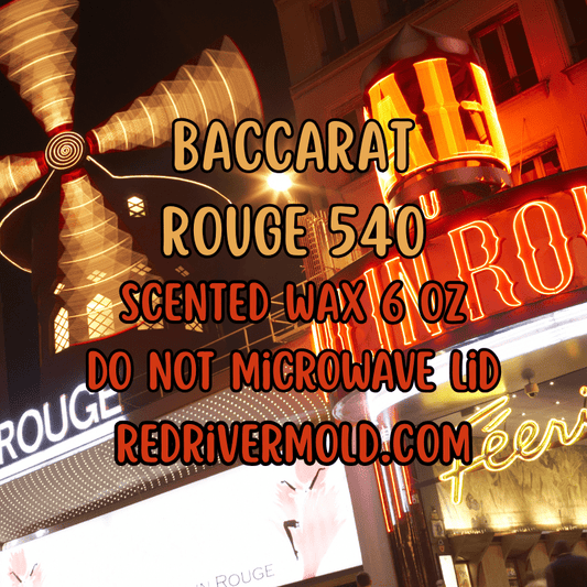 Baccarat Rouge 540 Pre-Scented Wax 6oz - Red River Mold Co