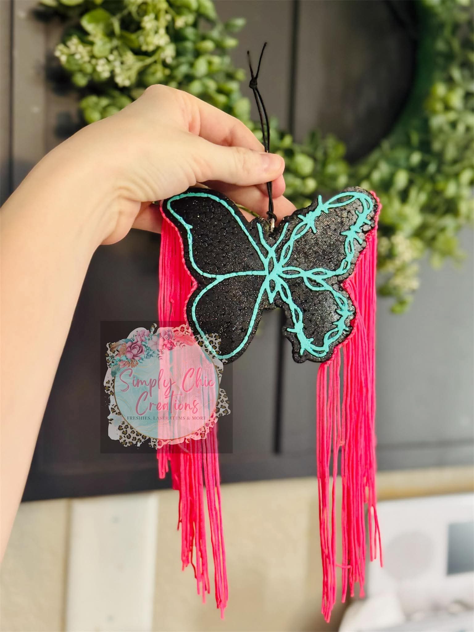 Barbwire Butterfly Silicone Freshie Mold (RRMC Exclusive) - Red River Mold Co
