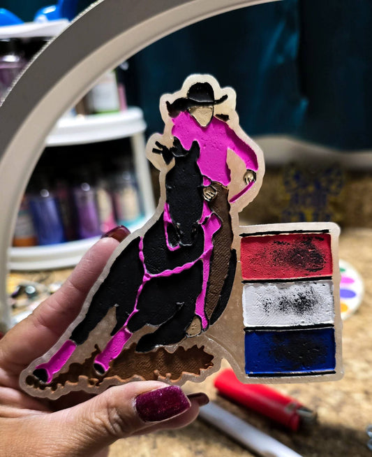 Barrel Racer Silicone Freshie Mold - Red River Mold Co