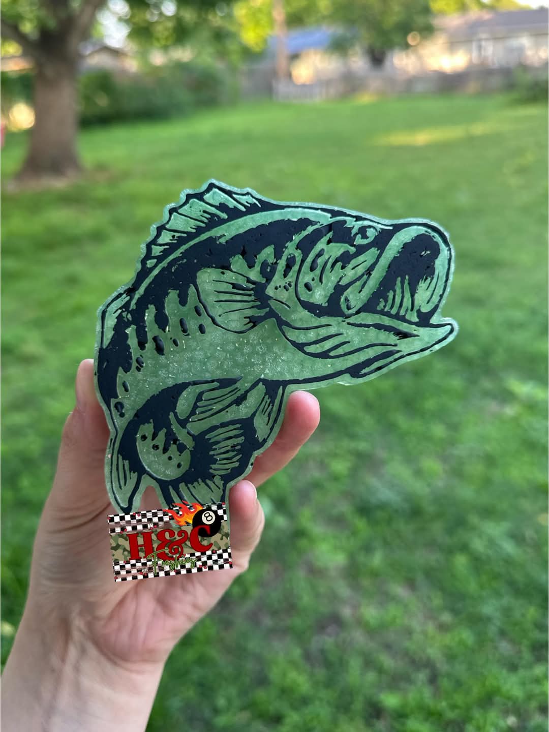 Bass Fish Silicone Freshie Mold - Red River Mold Co