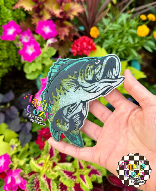 Bass Fish Silicone Freshie Mold - Red River Mold Co