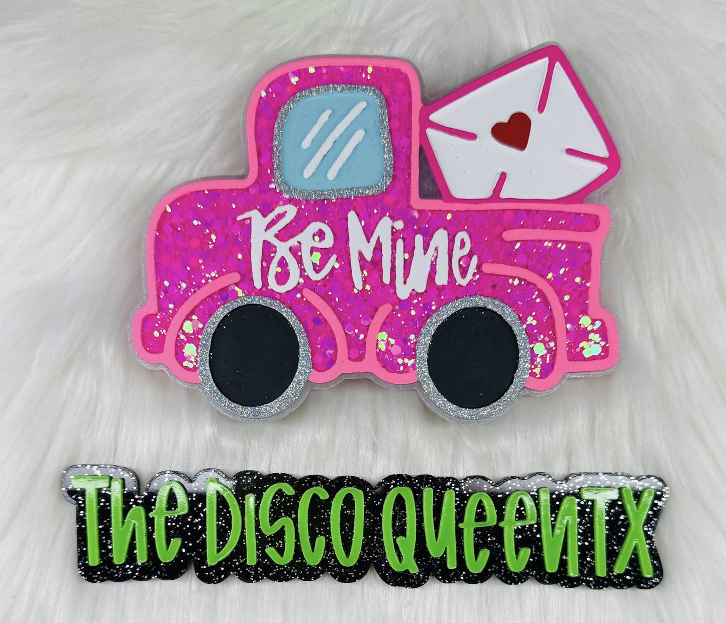 Be Mine Truck Silicone Freshie Mold - Red River Mold Co