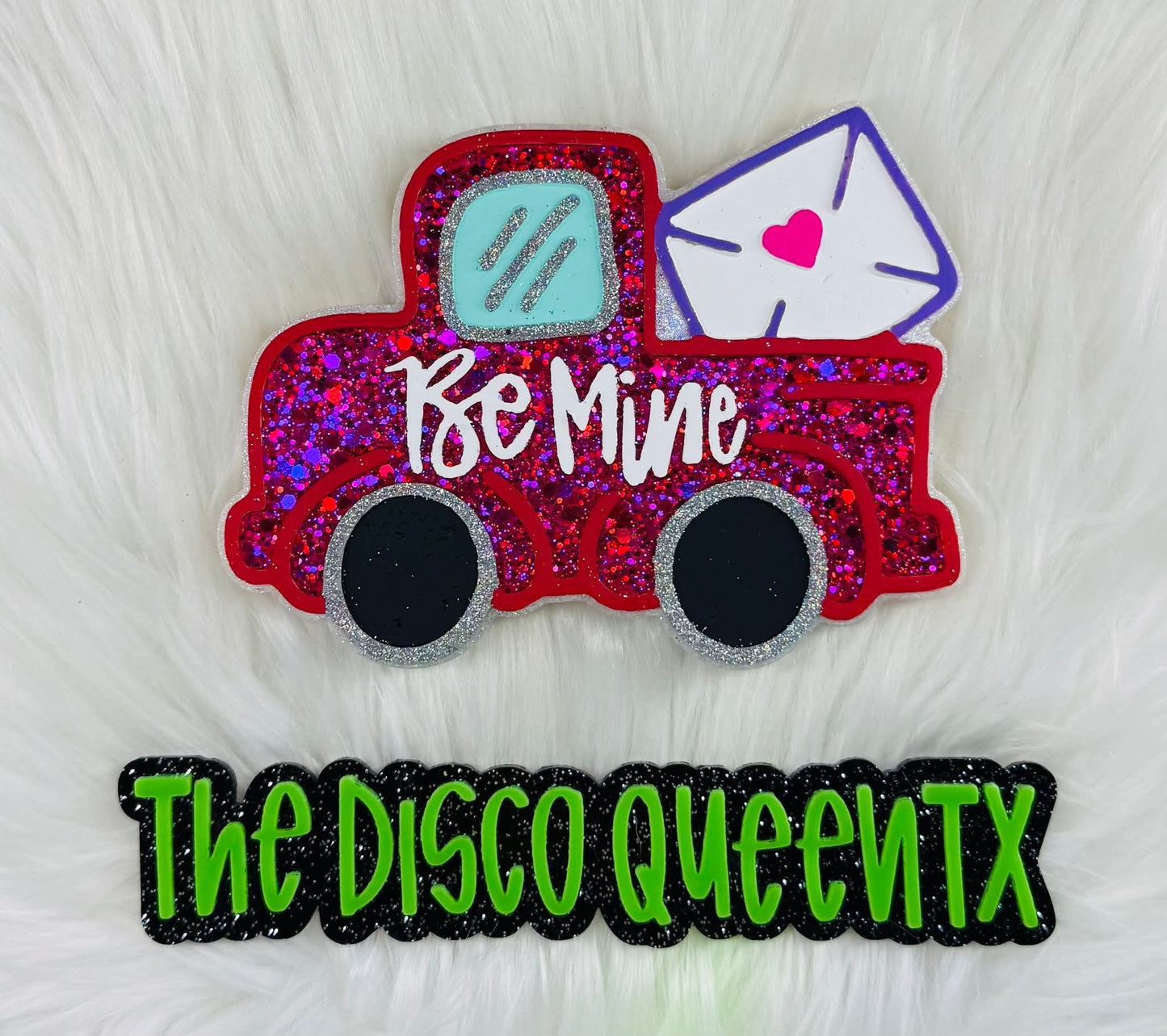 Be Mine Truck Silicone Freshie Mold - Red River Mold Co