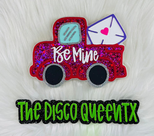 Be Mine Truck Silicone Freshie Mold - Red River Mold Co