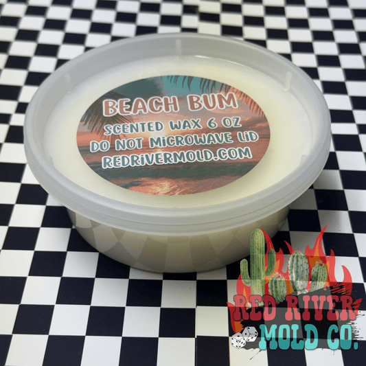Beach Bum Pre - Scented Wax 6oz - Red River Mold Co
