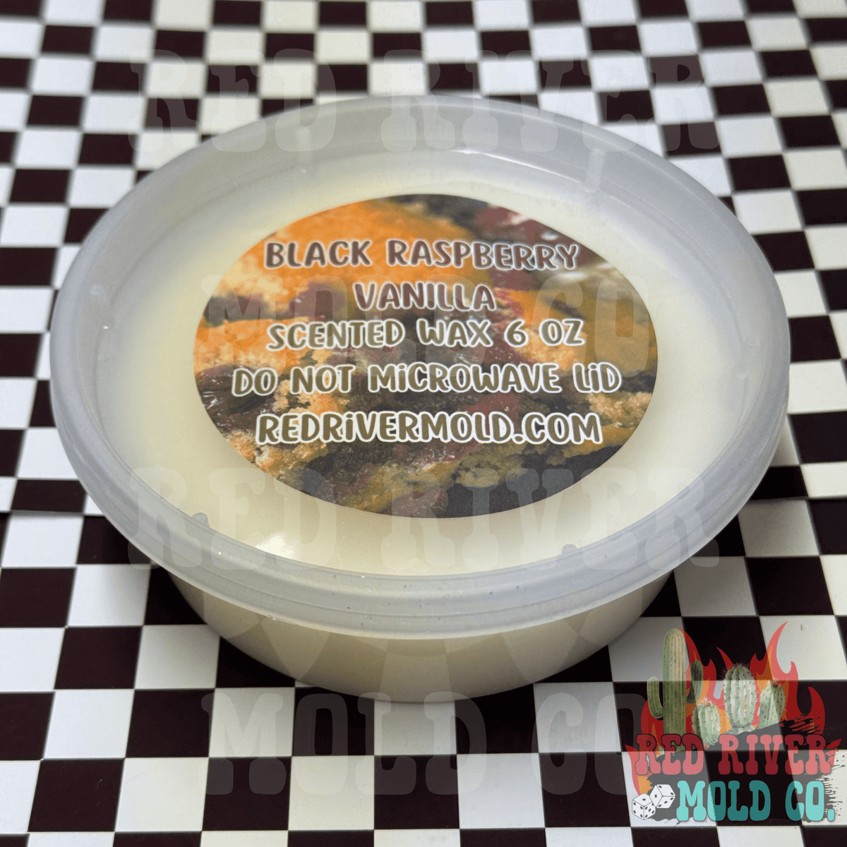 Black Raspberry Vanilla Pre-Scented Wax 6oz - Red River Mold Co