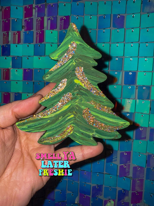 Blank Christmas Tree Silicone Freshie Mold - Red River Mold Co