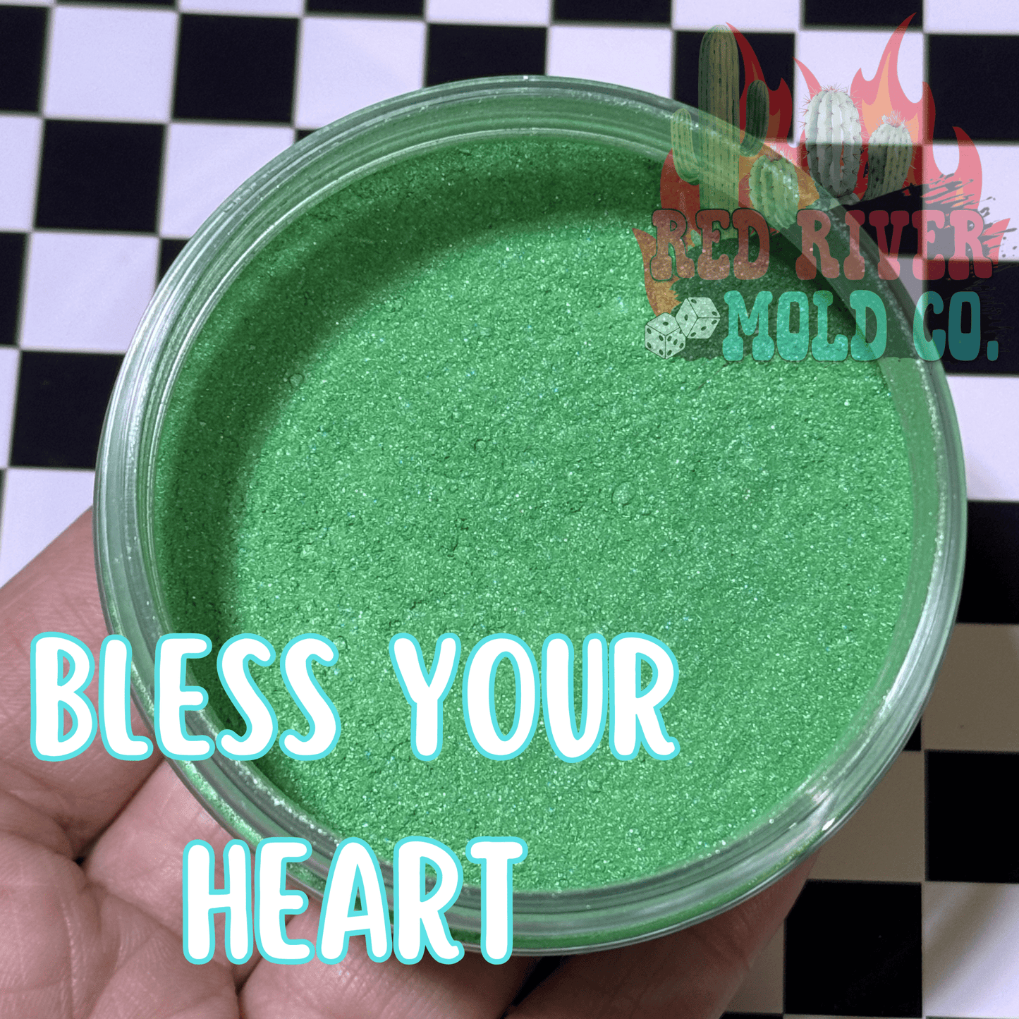 Bless your heart Premium Mica/Pigment Powder - Red River Mold Co