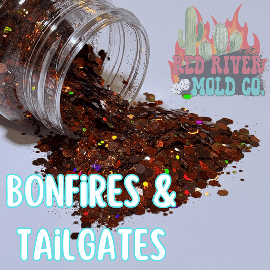 Bonfires & Tailgates Premium Chunky Glitter (Holographic) - Red River Mold Co