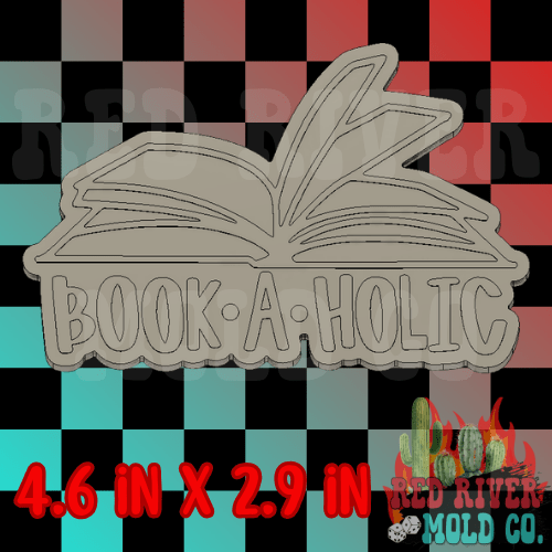 Book a Holic silicone freshie mold - Red River Mold Co