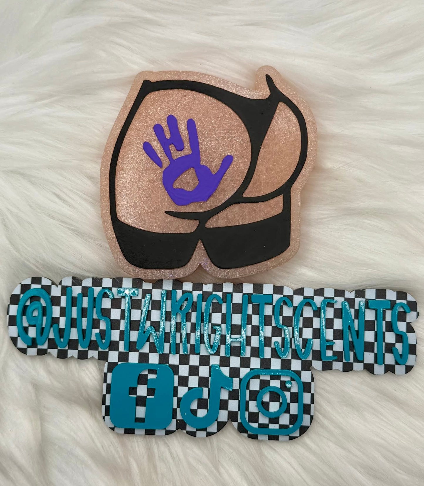 Booty Slap Silicone Freshie Mold - Red River Mold Co