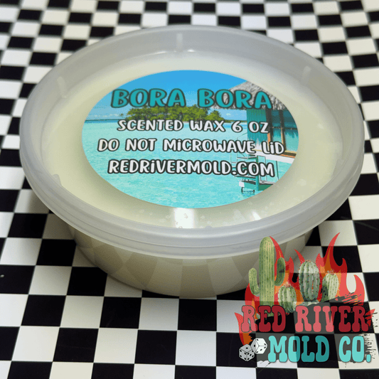 Bora Bora Pre - Scented Wax 6oz - Red River Mold Co