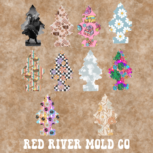 Bossy Boots Lil Tree cardstock grab bag - Red River Mold Co