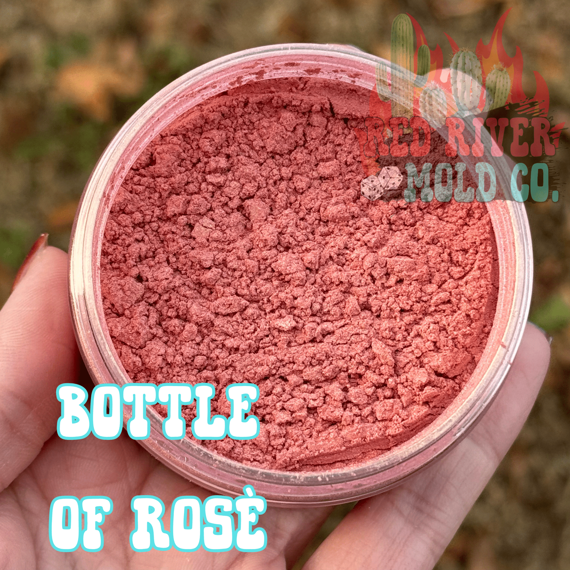 Bottle of Rosè Premium Mica Powder - Red River Mold Co