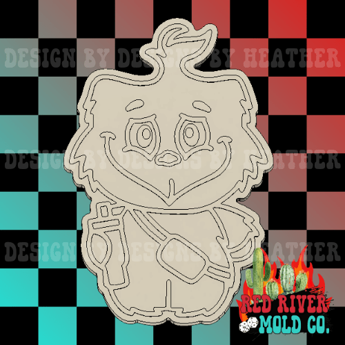 Boujee Mean One Silicone Freshie Mold - Red River Mold Co