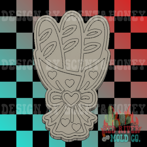 Bouquet Of Bread Silicone Freshie Mold - Red River Mold Co