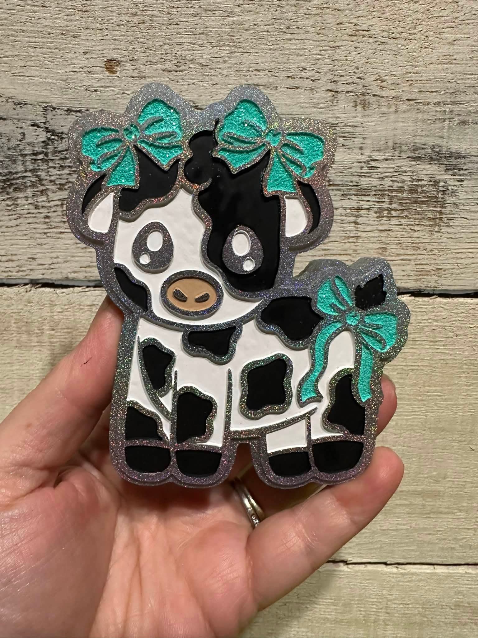 Bow cow Silicone Freshie Mold - Red River Mold Co