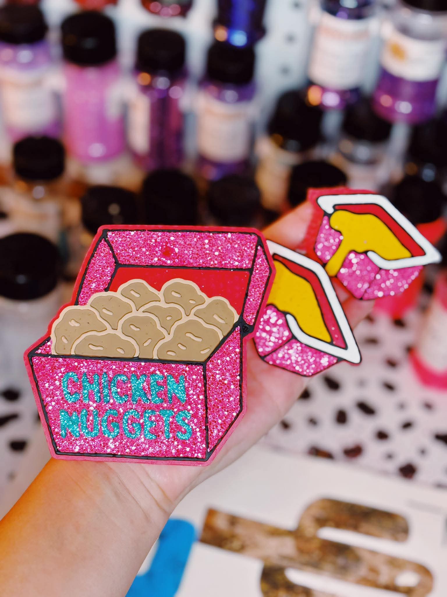 Box Of Chicken Nuggets Silicone Freshie Mold - Red River Mold Co