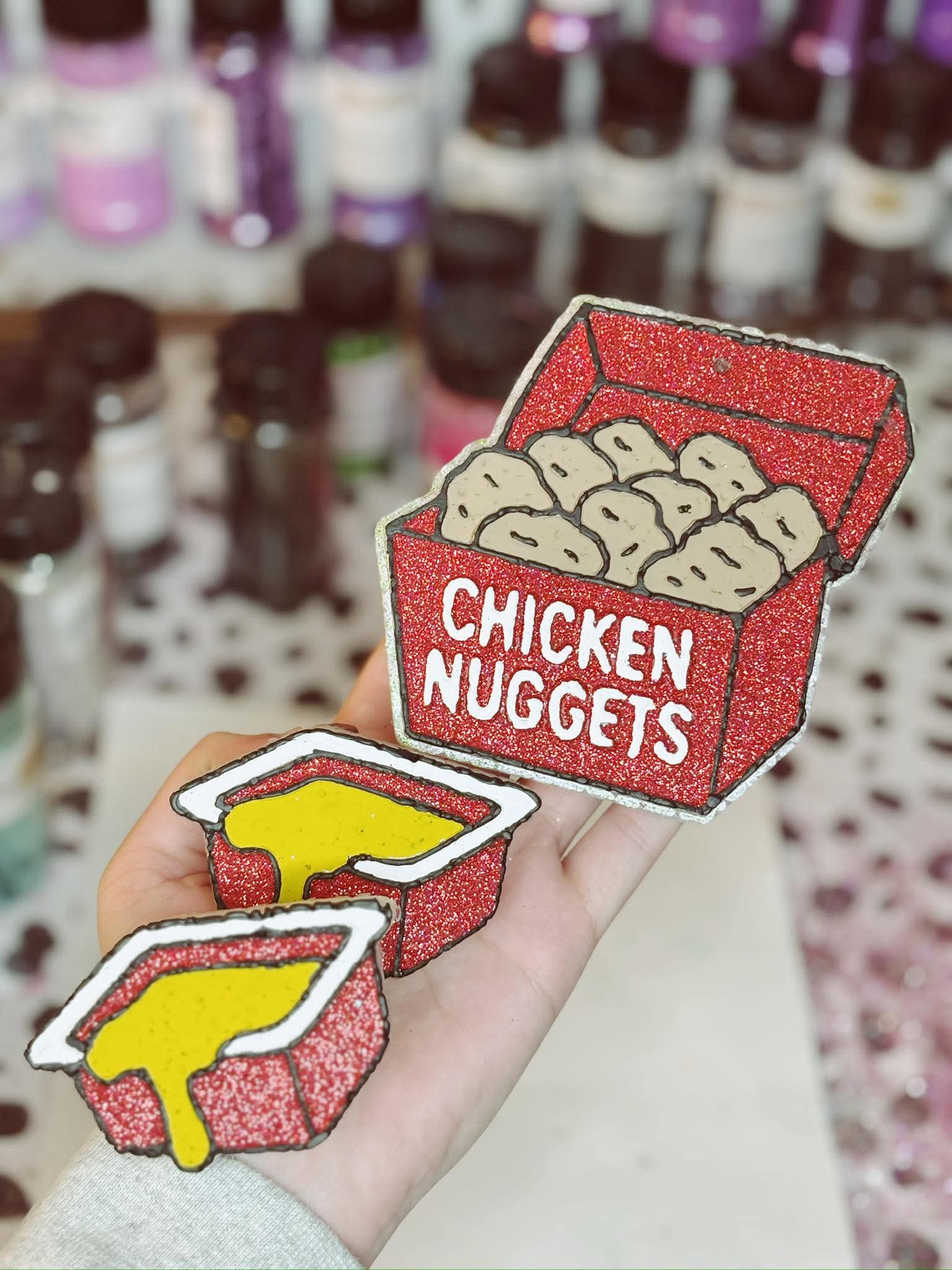 Box Of Chicken Nuggets Silicone Freshie Mold - Red River Mold Co