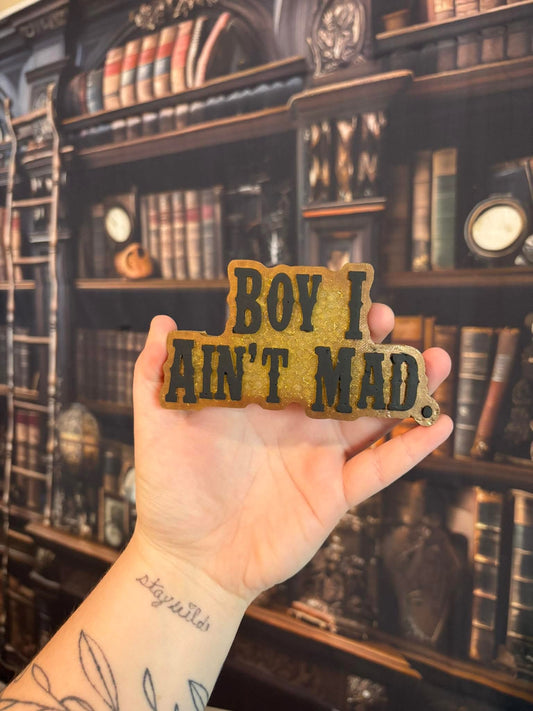 Boy I Ain't Mad Silicone Freshie Mold - Red River Mold Co