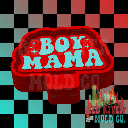 Boy Mama Silicone Freshie Mold - Red River Mold Co