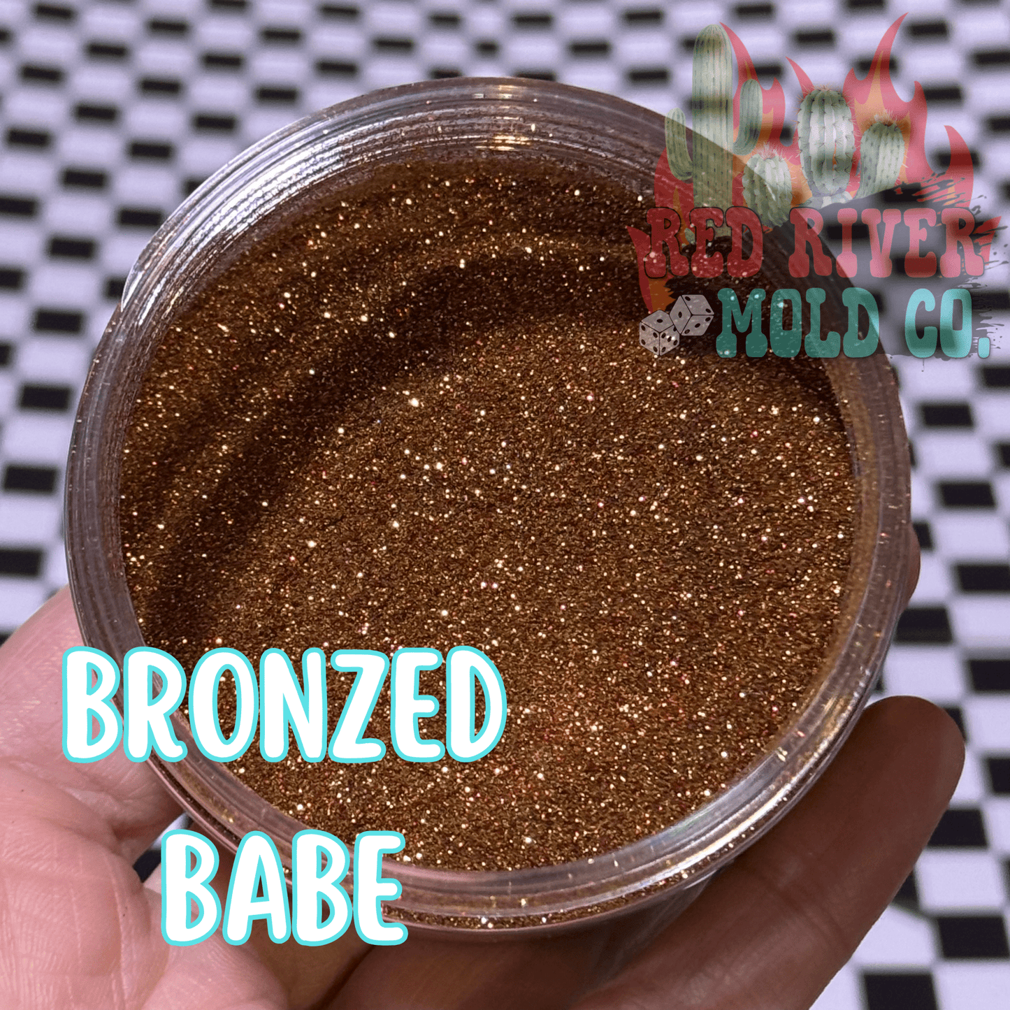 Bronzed babe Premium Ultra Fine Glitter Dust (1/256) holographic - Red River Mold Co