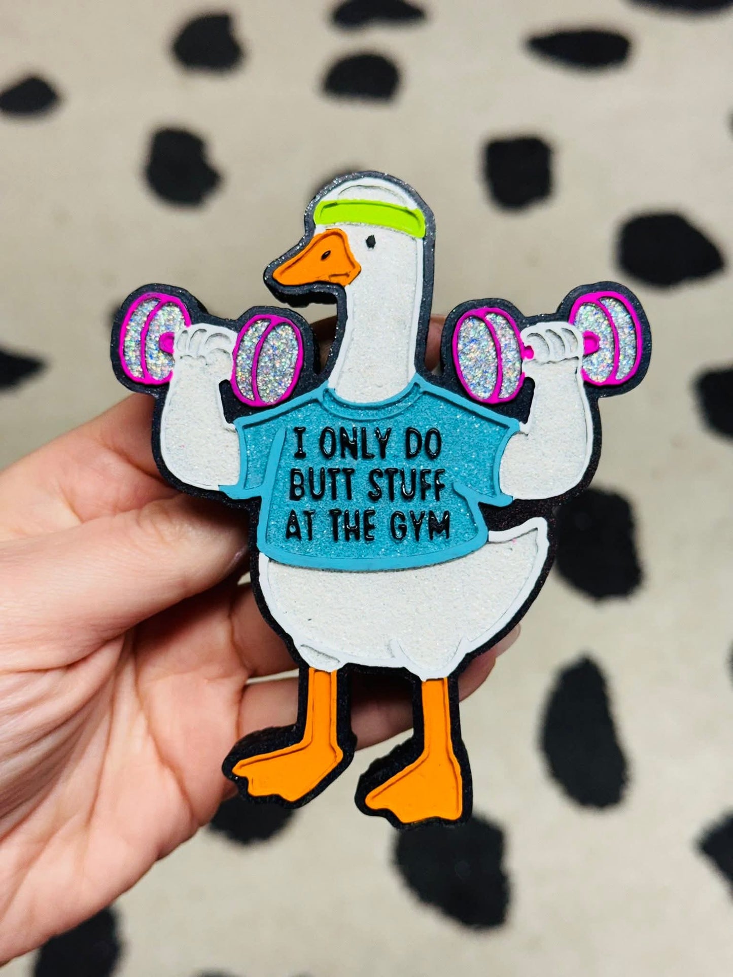 Butt Stuff Gym Goose Silicone Freshie Mold - Red River Mold Co