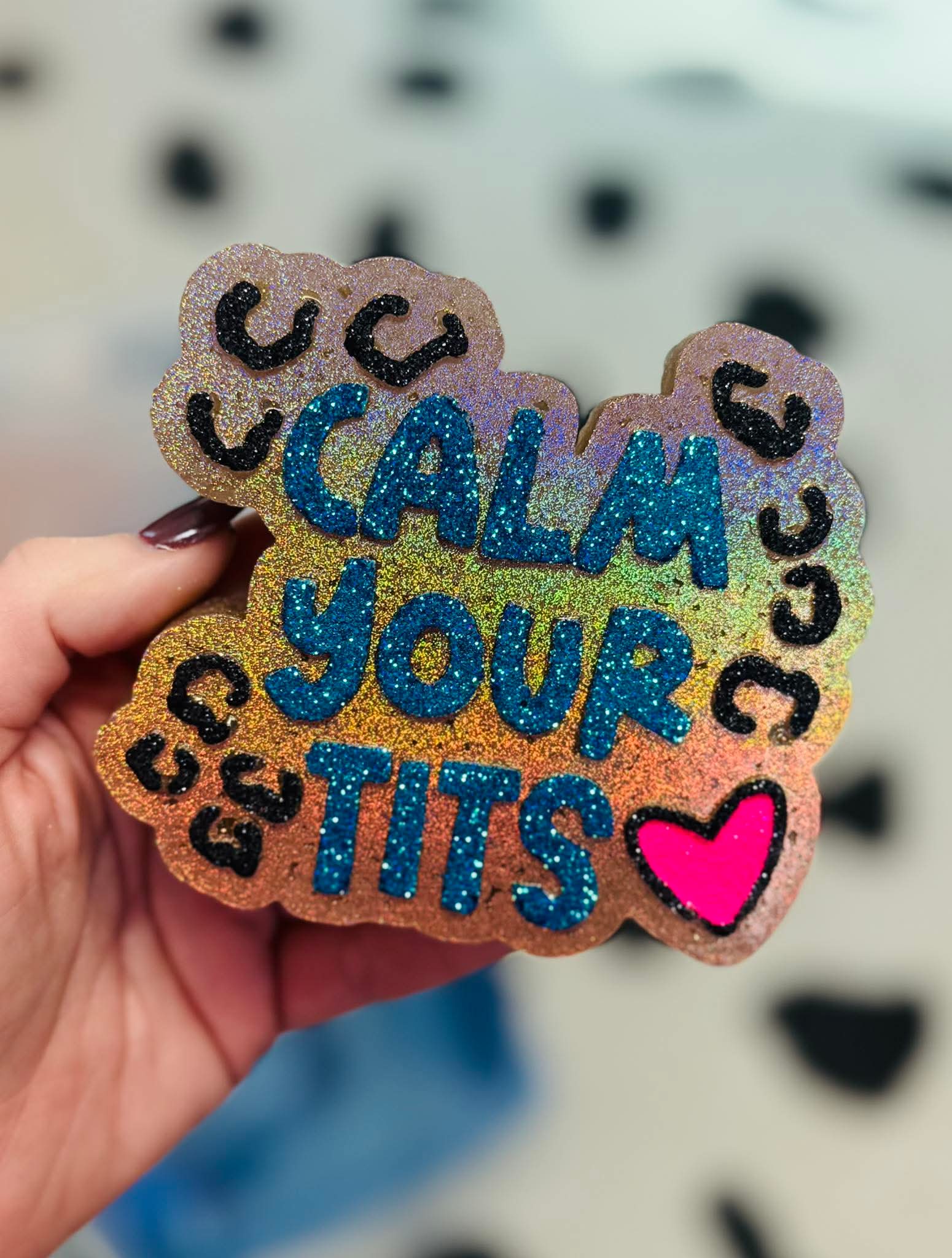 Calm Your Tits Silicone Freshie Mold - Red River Mold Co