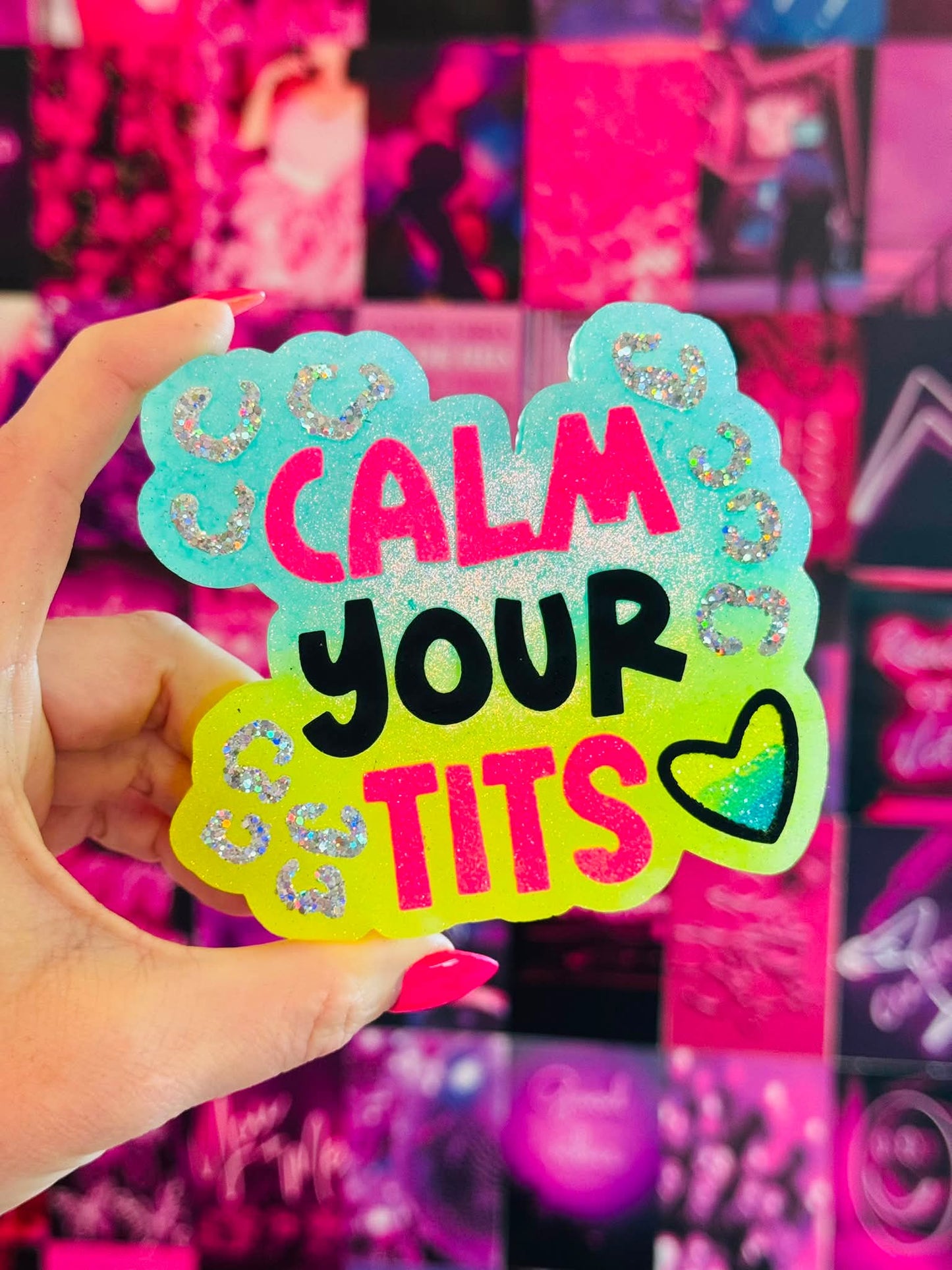 Calm Your Tits Silicone Freshie Mold - Red River Mold Co