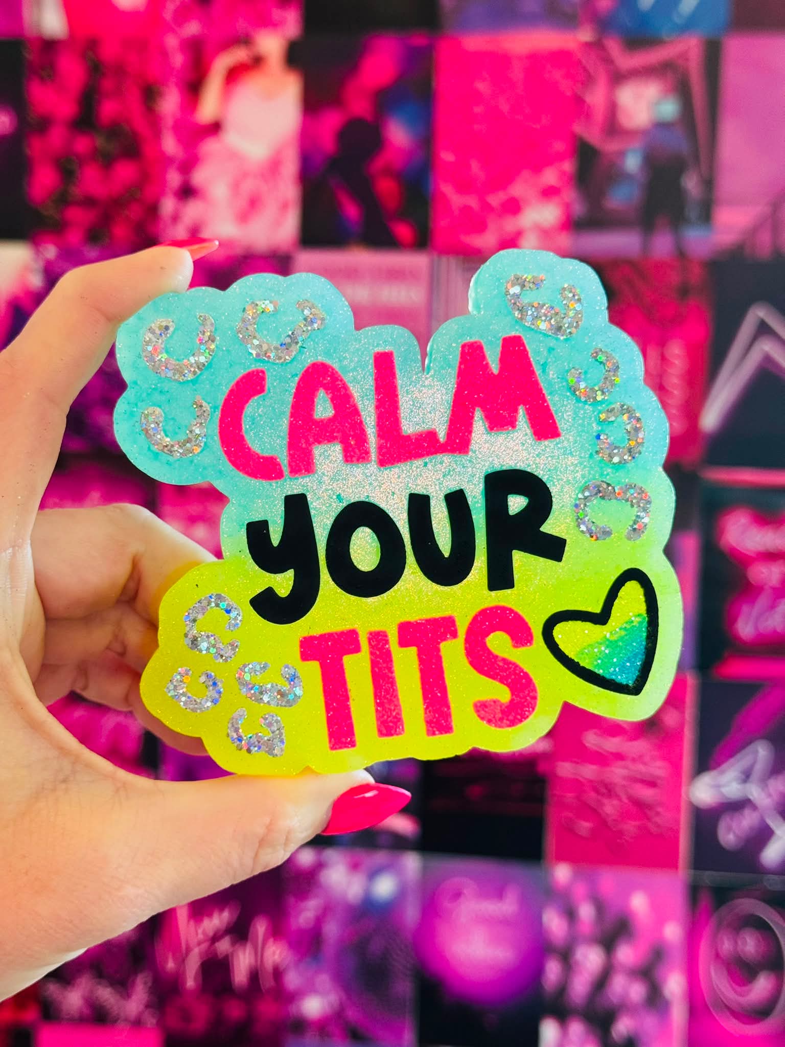 Calm Your Tits Silicone Freshie Mold - Red River Mold Co