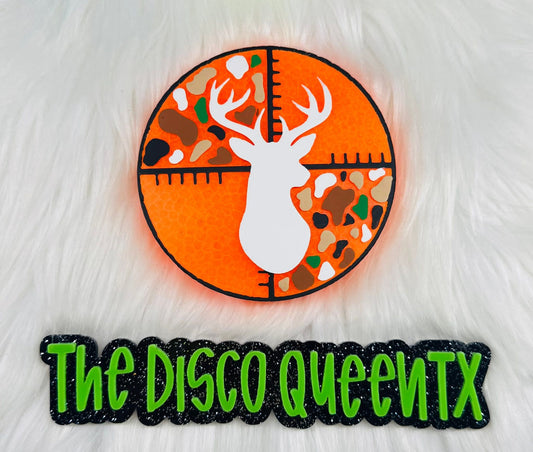 Camo Deer Scope 4 in Round Mold Insert - Red River Mold Co