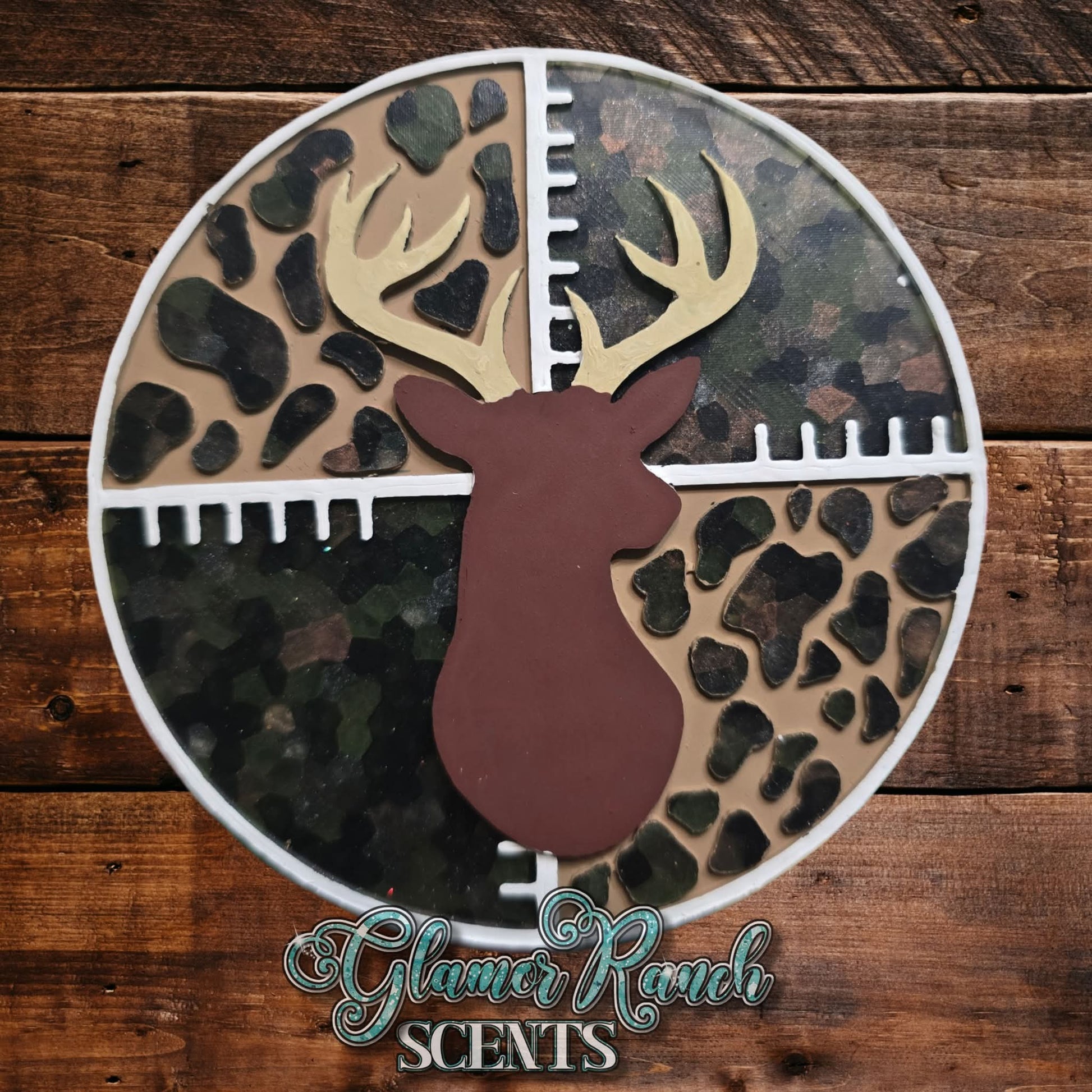 Camo Deer Scope 4 in Round Mold Insert - Red River Mold Co